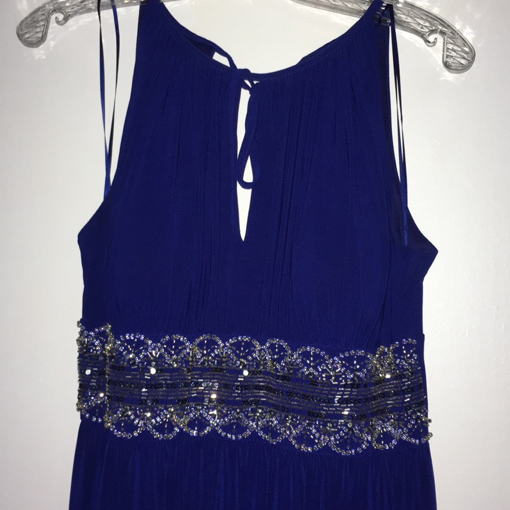 Royal blue long dress